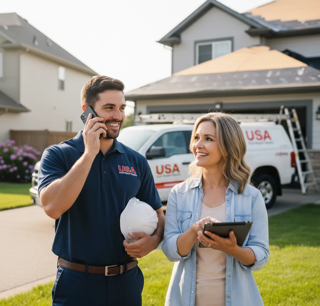 USA Roof Repair Experts customer support in Kingfisher